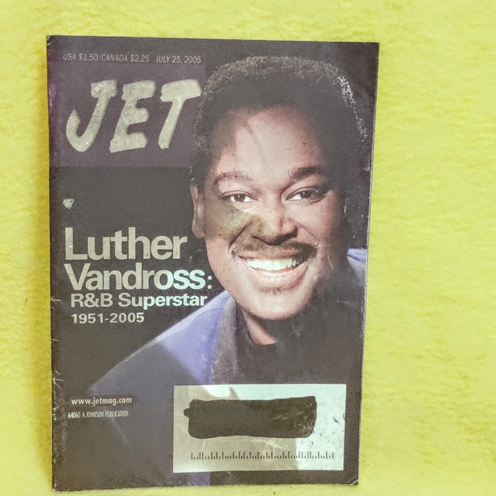 Jet Magazine July 25, 2005 Luther Vandross